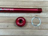 Burgtec Rocky Mountain 173mm M12x1.0 Rear Axle / Achse rot