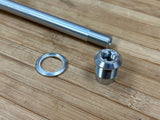 Burgtec Propain 175mm Rear Axle / Achse silber