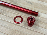 Burgtec Propain 175mm Rear Axle / Achse rot