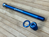 Burgtec Propain 175mm Rear Axle / Achse blau