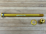 Burgtec Propain 175mm Rear Axle / Achse gold