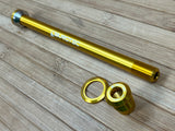 Burgtec Propain 175mm Rear Axle / Achse gold