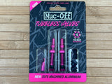 Muc Off Tubeless Valve Kit V2 / Ventile 44mm pink