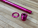 Burgtec Propain 175mm Rear Axle / Achse pink