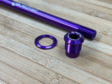 Burgtec Propain 175mm Rear Axle / Achse purple lila