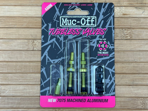 Muc Off Tubeless Valve Kit V2 / Ventile 44mm grün