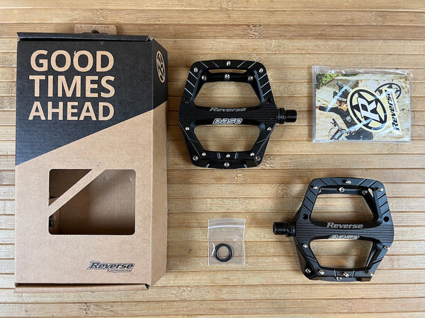 Reverse Components Base Plattformpedale / Pedale black – RTF Bikeparts