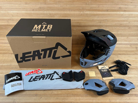 Leatt Helmet / Helm MTB 3.0 Enduro Titanium Gr. S