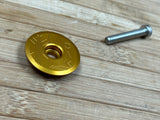 Oak Components Eternal Topcap Set 1 1/8" Alu CNC gold