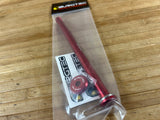 Burgtec Santa Cruz V10 Steckachse / Wheel Axle 182mm Red