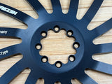 Fraezen Gravel Kettenblatt T-Type 8-Loch 46T schwarz