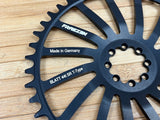 Fraezen Gravel Kettenblatt T-Type 8-Loch 44T schwarz