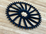 Fraezen Gravel Kettenblatt T-Type 8-Loch 44T schwarz
