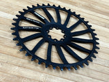 Fraezen Gravel Kettenblatt T-Type 8-Loch 42T schwarz