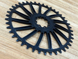 Fraezen Gravel Kettenblatt T-Type 8-Loch 42T schwarz