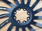 Fraezen Gravel Kettenblatt T-Type 8-Loch 40T schwarz