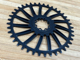 Fraezen Gravel Kettenblatt T-Type 8-Loch 40T schwarz