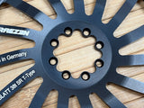 Fraezen Gravel Kettenblatt T-Type 8-Loch 38T schwarz