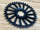 Fraezen Gravel Kettenblatt T-Type 8-Loch 38T schwarz