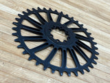 Fraezen Gravel Kettenblatt T-Type 8-Loch 38T schwarz
