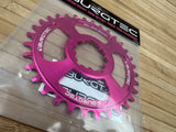 Burgtec SRAM GXP / DUB Boost Kettenblatt 3mm Offset pink 32T
