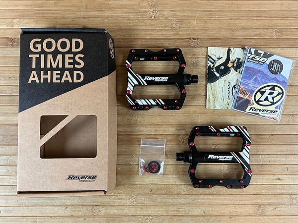 reverse escape pro pedale Reverse Components Escape PRO Pedale / Plattformpedale schwarz / rot – RTF Bikeparts