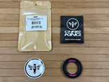 Chris King Centerlock Lockring punch schwarz pink