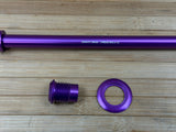 Burgtec Orbea 184mm Rear Axle / Steckachse lila