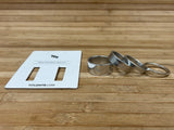Title Spacer Set 1 1/8" Alu chrom