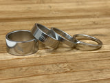 Title Spacer Set 1 1/8" Alu chrom