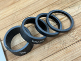Title Spacer Set 1 1/8" Carbon schwarz