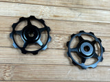 Reverse Components Colab Alu Pulley Set / Schaltröllchen schwarz