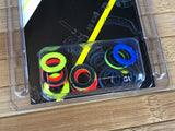 Magura Blenden Set 4 Kolben blau, neonrot, neongelb für MT5 / MT7
