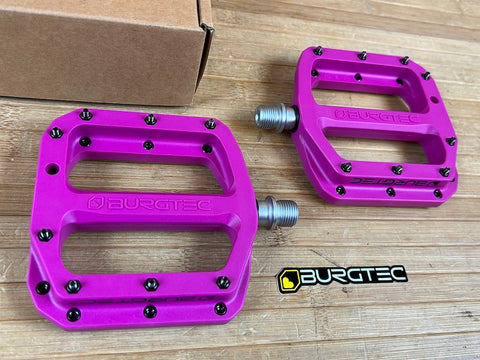 burgtec mk4 composite pedals Burgtec MK4 Composite Flat Pedals / Pedale purple / lila – RTF Bikeparts