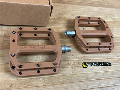 mtb pedale bronze Burgtec MK4 Composite Flat Pedals / Pedale Kash Bronze – RTF Bikeparts