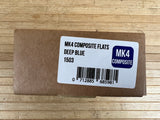 Burgtec MK4 Composite Flat Pedals / Pedale deep blue