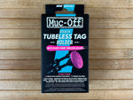 Muc Off Tubeless Tag Holder & 44mm Valve Kit Black