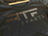 RTF Bikeparts Carbon Logo T-Shirt GIRLS schwarz Gr. S