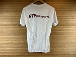 RTF Bikeparts Vee Neck T-Shirt weiß Gr. S