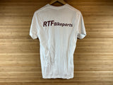 RTF Bikeparts Vee Neck T-Shirt weiß Gr. L