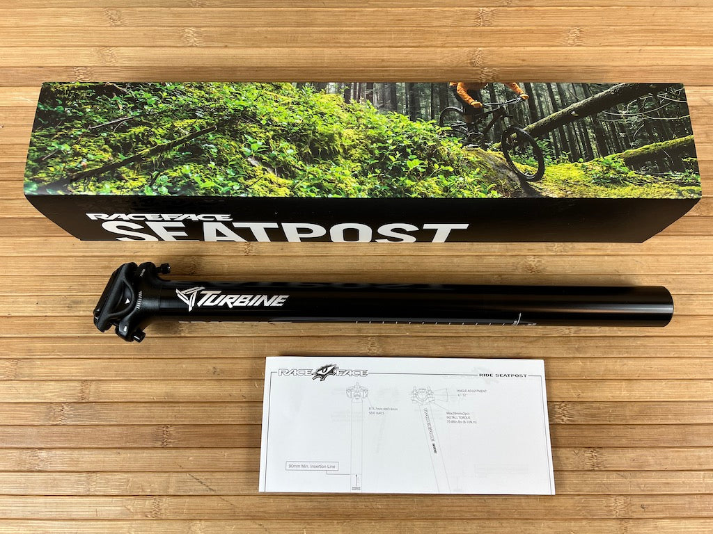 Race Face Turbine Sattelstütze 31,6mm / 400mm black – RTF Bikeparts
