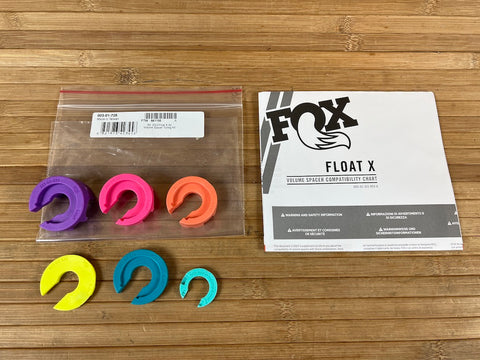 FOX Float X 2022 Volume Tuning Kit / Volume Spacer / Token Set