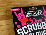 Muc Off Deep Scrubber Gloves Gr. L Waschhandschuhe