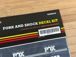 Fox Decal Kit weiß Heritage Fork and Shock