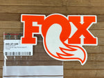 FOX Aufkleber Logo 6" Orange