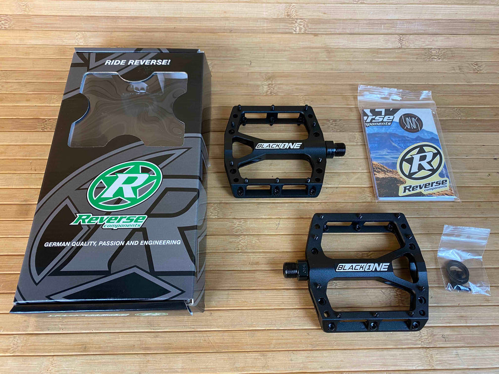 reverse pedale schwarz Reverse Components Black One Plattformpedale / Pedale schwarz – RTF Bikeparts