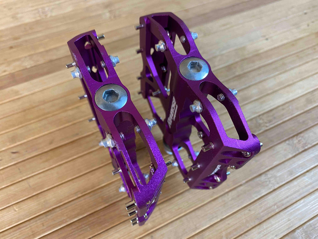 reverse pedale lila Reverse Components Escape Plattformpedale / Pedale lila – RTF Bikeparts