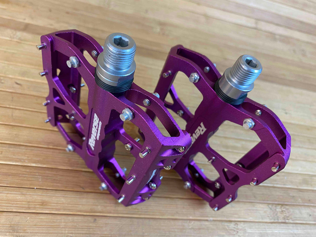 pedale violett Reverse Components Escape Plattformpedale / Pedale lila – RTF Bikeparts