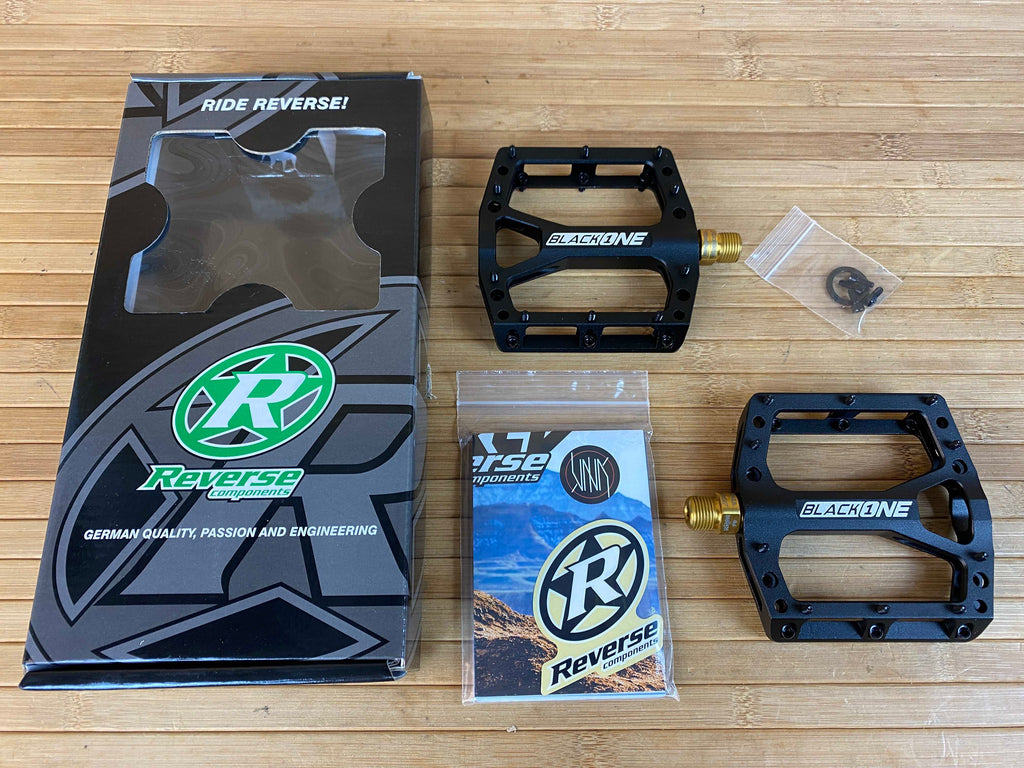 reverse pedal black one Reverse Components Black One Titanium Plattformpedale / Pedale schwarz – RTF Bikeparts