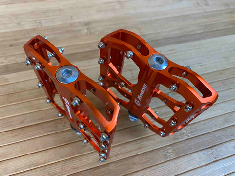 reverse pedale orange Reverse Components E-Escape Plattformpedale / Pedale orange – RTF Bikeparts